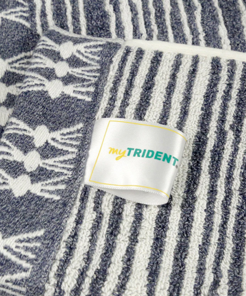 TRIDENT CLASSIC MOOD INDIGO TOWEL,100% Cotton, 525 GSM (EUTONY)