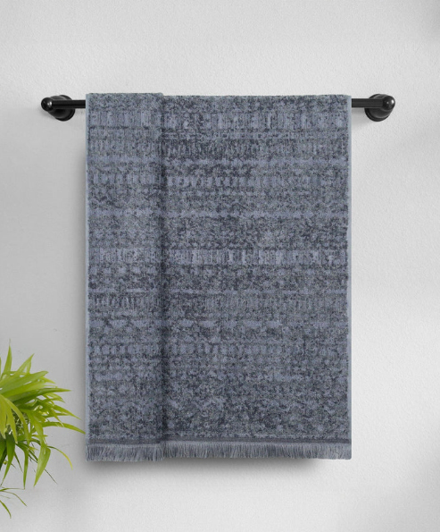 TRIDENT CLASSIC MOOD INDIGO TOWEL,100% Cotton, 525 GSM (MEANDER)